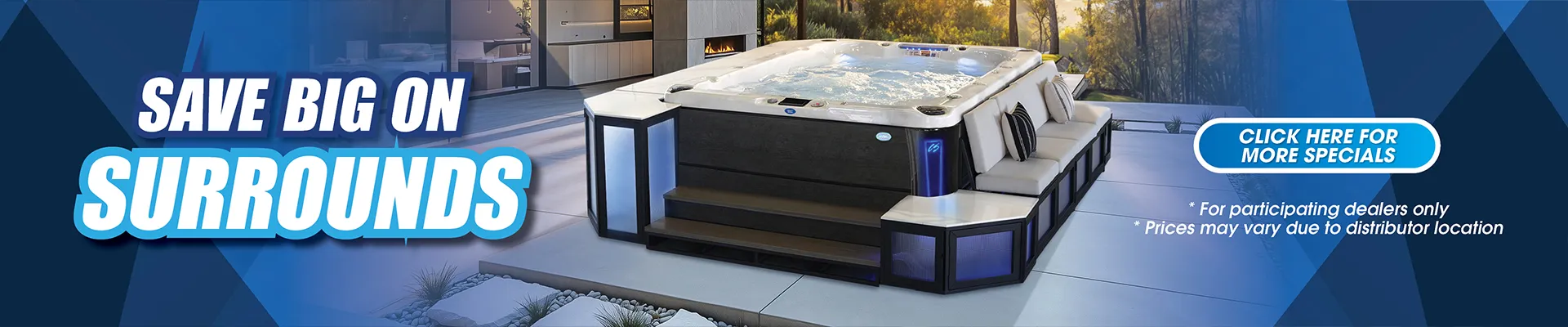 Calspas hot tub being used in a family setting - Bainbridge