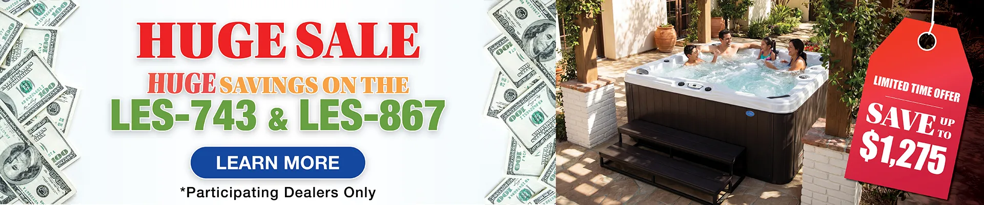 Calspas hot tub being used in a family setting - Bainbridge